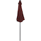 9ft. Solar Lighted Outdoor Patio Market Umbrella